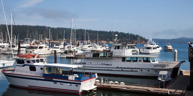 The town of Friday Harbor in the state of Washington.