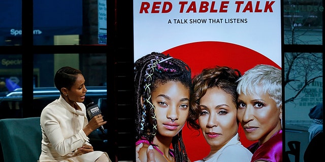 Jada Pinkett Smith, seen here promoting her show ‘Red Table Talk,' hosts the Facebook series with her mother Adrienne Norris and daughter Willow Smith.