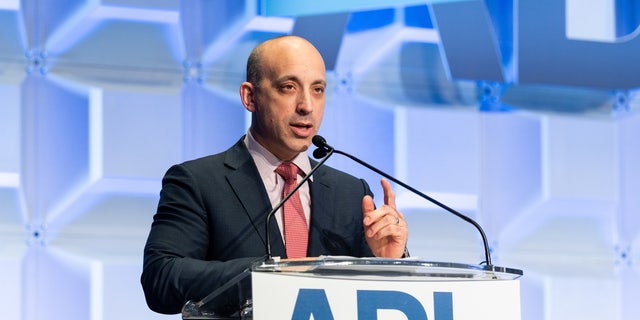 WASHINGTON, DC, UNITED STATES - 2019/06/04: Jonathan Greenblatt, ADL CEO &amp;amp; National Director, speaking at the Anti-Defamation League (ADL) National Leadership Summit in Washington, DC. (Photo by Michael Brochstein/SOPA Images/LightRocket via Getty Images)