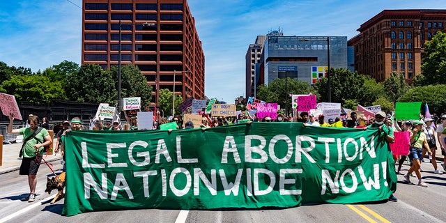 Abortion activists rally on July 4, 2022 in Philadelphia, Pennsylvania.