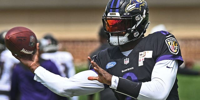 Through a week and a half of training camp, Baltimore Ravens quarterback Lamar Jackson has been consistently more accurate than he has ever been over five summers in Baltimore, and his range as a passer has never been greater.