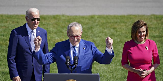 Senate Majority Leader Chuck Schumer, D-N.Y., said the legislation would give lawmakers more time to draw up a yearlong budget deal.
