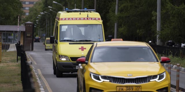 A view of the Central Clinical Hospital where Lukoil president Ravil Maganov died of his injuries after falling from a sixth floor window in Moscow, Russia on September 1, 2022.