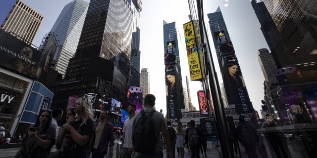  A general view of the Times Square in New York City, United States on September 16, 2022. 