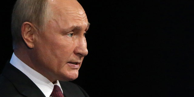 El presidente ruso, Vladimir Putin, en el Gran Palacio del Kremlin, el 20 de septiembre de 2022, en Moscú, Rusia. 