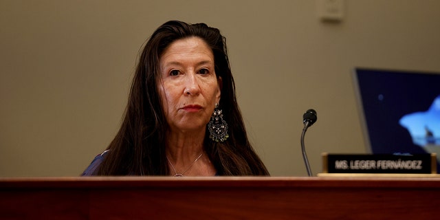 Rep. Teresa Leger Fernandez, D-NM, listens at a hearing with the House Administration subcommittee on Elections on June 24, 2021 in Washington, DC. 