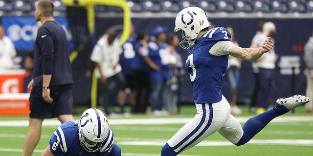 Blankenship won the Colts kicking job as an undrafted rookie out of Georgia in 2020.