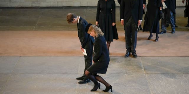 The vigil was attended by the queen's seven other grandchildren including James' sister Lady Louise.