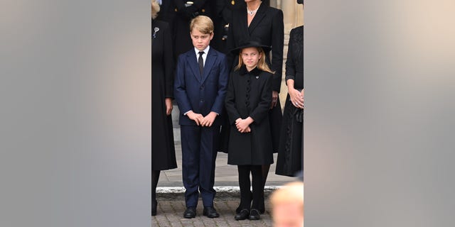 Prince George and Princess Charlotte attended the funeral service for Queen Elizabeth II.