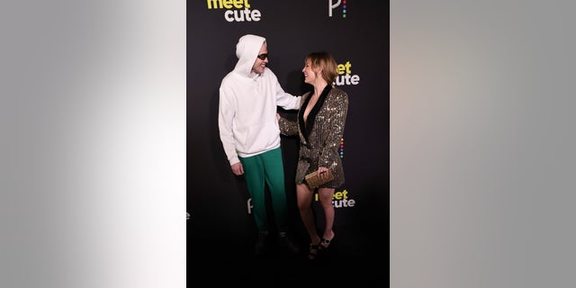 Pete Davidson and Kaley Cuoco "meet cute" red carpet.