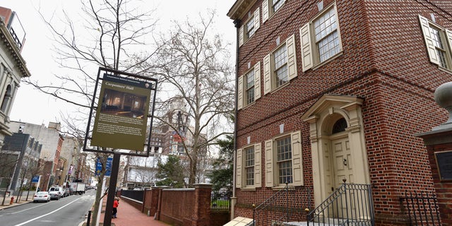 Carpenters' Hall, built in 1774/76 and where the first Continental Congress met, in a photo taken in December 2015.