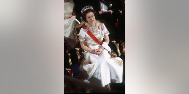Queen Elizabeth II donned the Vladimir Tiara during an official overseas tour of Germany in late May 1978.