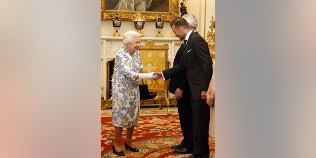 David Beckham had previously been honored by Queen Elizabeth II.
