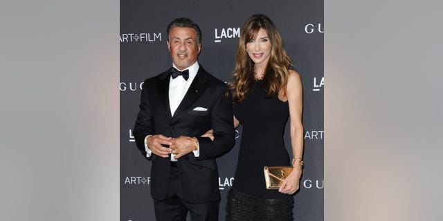 Sylvester Stallone and Jennifer Flavin red carpet