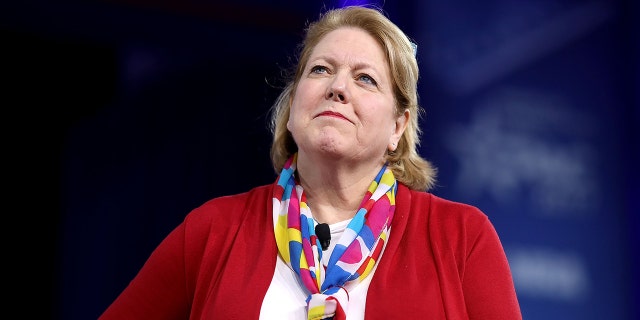 Virginia Thomas, wife of Supreme Court Associate Justice Clarence Thomas, moderates a panel discussion at the Conservative Political Action Conference on Feb. 23, 2017, in National Harbor, Maryland.