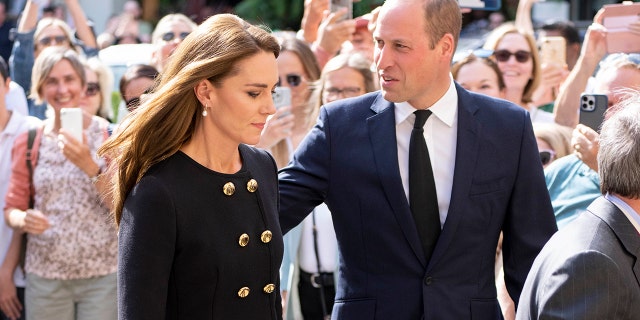 Prince William, Prince of Wales and Catherine, Princess of Wales arrive to meet and thank volunteers and operational staff on Sept. 22, 2022, in Windsor, United Kingdom.