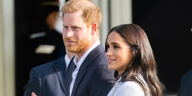 Prince Harry, Duke of Sussex and Meghan, Duchess of Sussex attend a reception for friends and family of competitors at the Invictus Games at Nations Home at Zuiderpark on April 15, 2022 in The Hague, Netherlands.