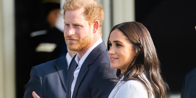 Prince Harry, Duke of Sussex and Meghan, Duchess of Sussex attend a reception for friends and family of competitors at the Invictus Games at Nations Home at Zuiderpark on April 15, 2022 in The Hague, Netherlands.