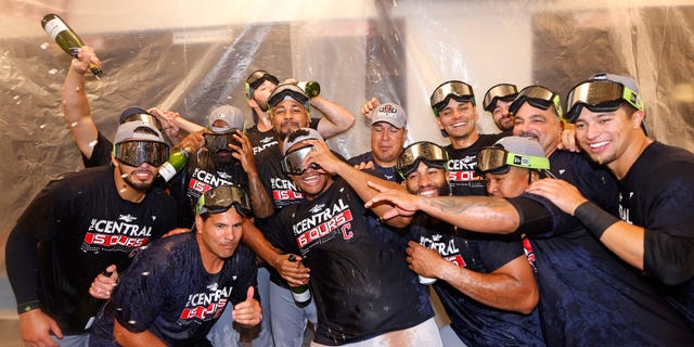 The Cleveland Guardians defeated the Texas Rangers, 10-4, to win the American League Central Division on September 25, 2022 at Grove Life Field in Arlington, Texas.