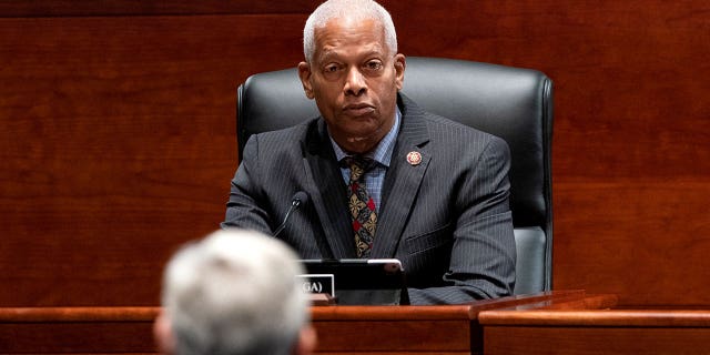 Rep. Hank Johnson, D-Ga., questions Attorney General Merrick Garland during a House Judiciary Committee oversight hearing on Capitol Hill in Washington, D.C., on Oct. 21, 2021.