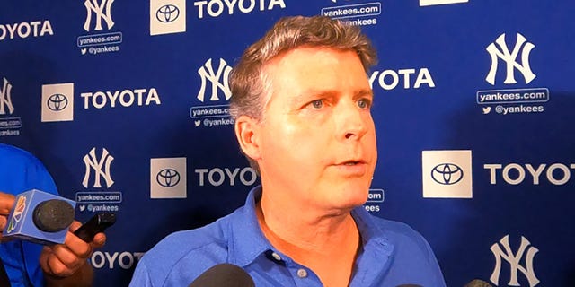 FILE - Hal Steinbrenner, managing general partner of the New York Yankees
