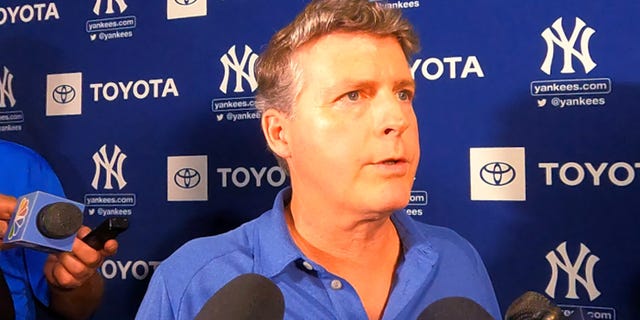 FILE - Hal Steinbrenner, managing general partner of the New York Yankees