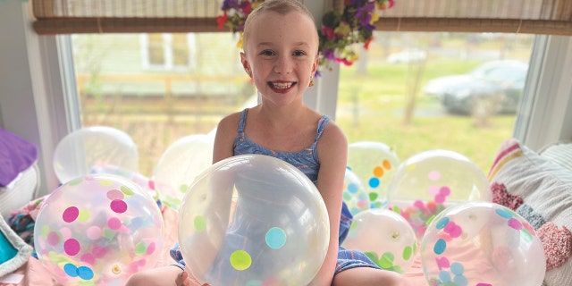 Nine-year-old Harper Harrell is battling leukemia while raising funds for the V Foundation for Cancer Research.