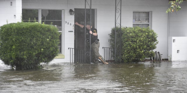 Major flooding in Orange County, Florida following Hurricane Ian.