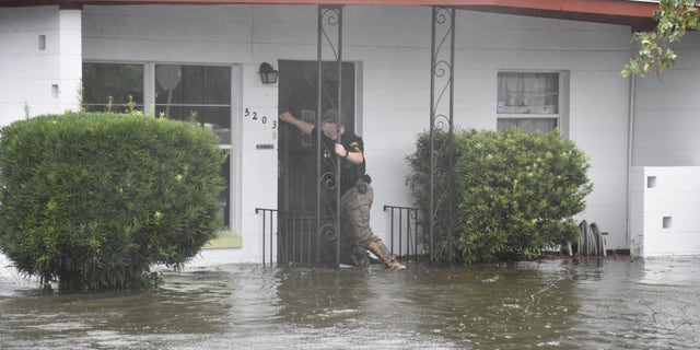 Major flooding in Orange County, Florida following Hurricane Ian.