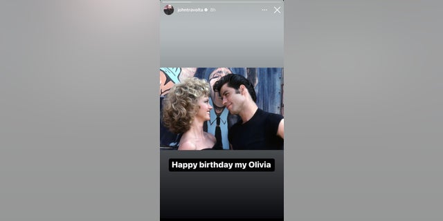 John Travolta, who was extremely close with his late co-star, called Olivia Newton-John