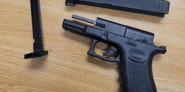 Police also found a BB gun disguised as a Glock at another local high school on Friday