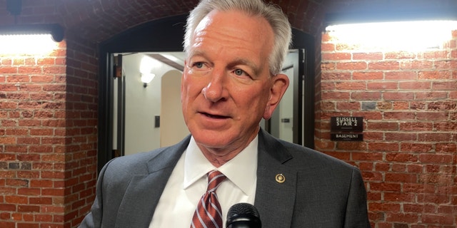 Tuberville said Biden is beholden to a far-left ideology that strays far from the views of most Americans.