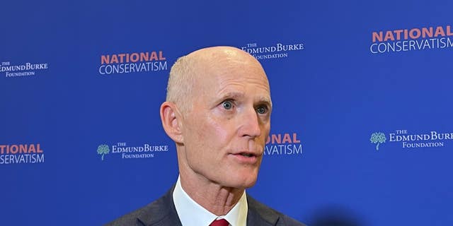 Senator Rick Scott spoke with Fox News Digital at the National Conservatism conference in Aventura, Florida on September 11, 2022.