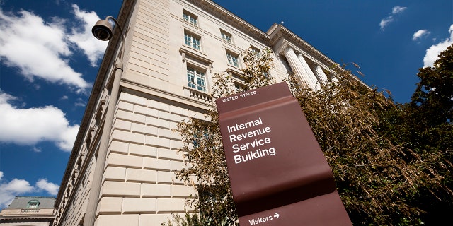 The Internal Revenue Service federal building in Washington D.C.