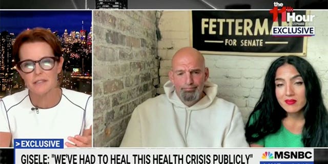 John Fetterman sits down for interview with MSNBC. 