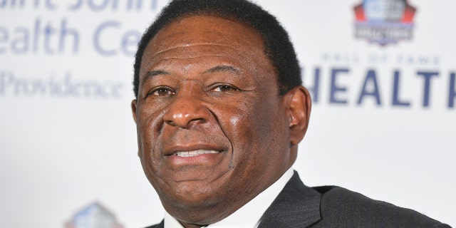 Former Rams offensive tackle Jackie Slater attends the NFL Hall of Fame Health Kick-Off Super Bowl Reception at Sony Pictures Studios on Feb. 9, 2022, in Culver City, California.