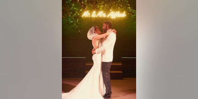 Jennifer Lopez wore Ralph Lauren for her second Georgia wedding.