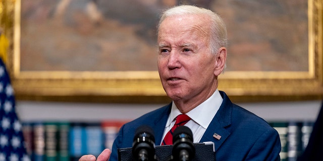 President Biden answers a reporter's question in the Roosevelt Room of the White House, Tuesday, Sept. 20, 2022.