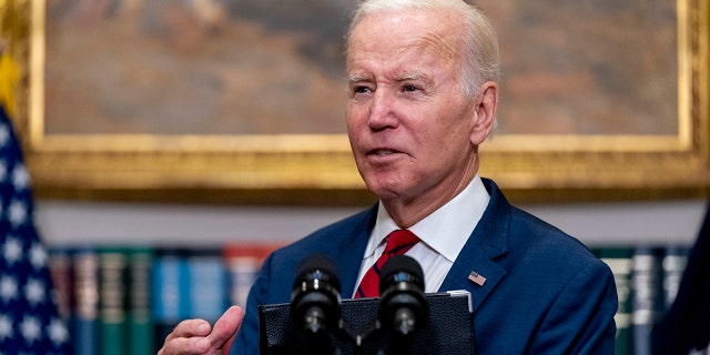 President Biden answers a reporter's question as he leaves after speaking about the DISCLOSE Act in the Roosevelt Room of the White House in Washington, Tuesday, Sept. 20, 2022.