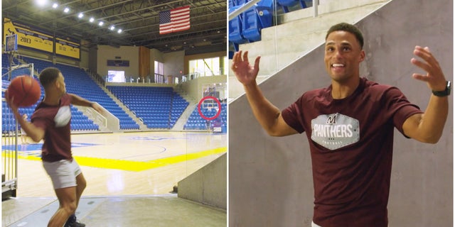 Basketball coach Joshua Walker of Louisiana broke five world records in one day earlier this year. He made one record, the longest basketball shot, from 113 feet, 6 inches away from the basketball hoop.