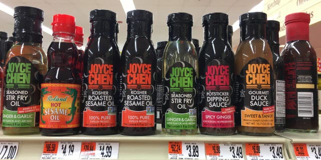 Joyce Chen launched Joyce Chen Food, a supermarket line of her oils and sauces, in 1984. 