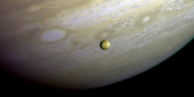 This photograph of the Southern Hemisphere of Jupiter was obtained by Voyager 2 on June 25, 1979, at a distance of 12 million kilometers (8 million miles).