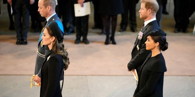 Kate Middleton, Prince William, Prince Harry and Meghan Markle