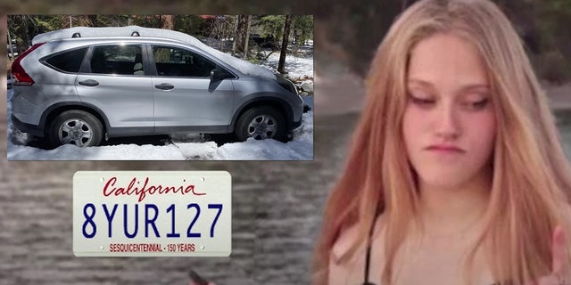 A photo illustration showing Kiely Rodni, her license plate and her silver Honda CRV. Her body and car were found Aug. 21 by Adventures with Purpose in Prosser Reservoir in California.