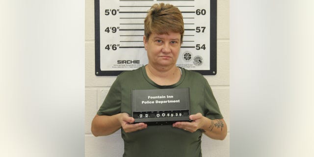 Kimberly McCall was arrested on child cruelty charges on Tuesday. 
