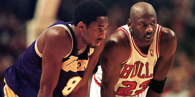 Kobe Bryant and Michael Jordan