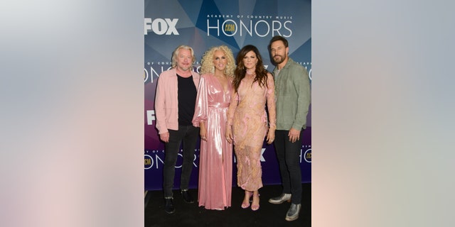 "Monarch" also featured the band Little Big Town, who appeared at the Academy of Country Music Honors in August.  (L-R: Phillip Sweet, Kimberly Schlapman, Karen Fairchild and Jimi Westbrook.)
