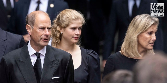 Prince Edward, Countess Sophie of Wessex, and daughter Lady Louise Windsor were seen greeting the crowd.