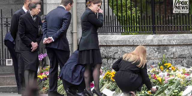 Members of the Royal family visit Crathie Kirk for a private service then do a walkabout speaking to members of the public who came to lay flowers and pay respects for Queen Elizabeth II who died on Thursday.