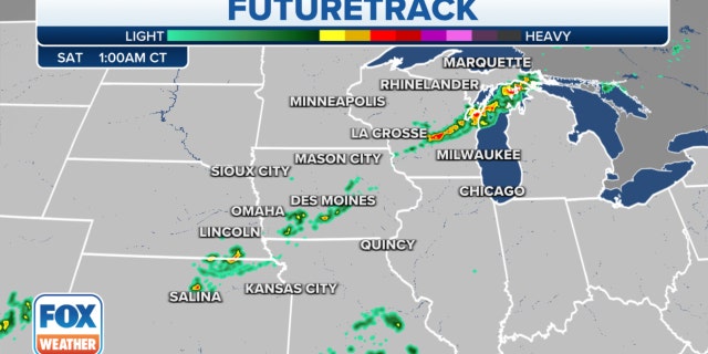 Saturday's Midwest futuretrack
